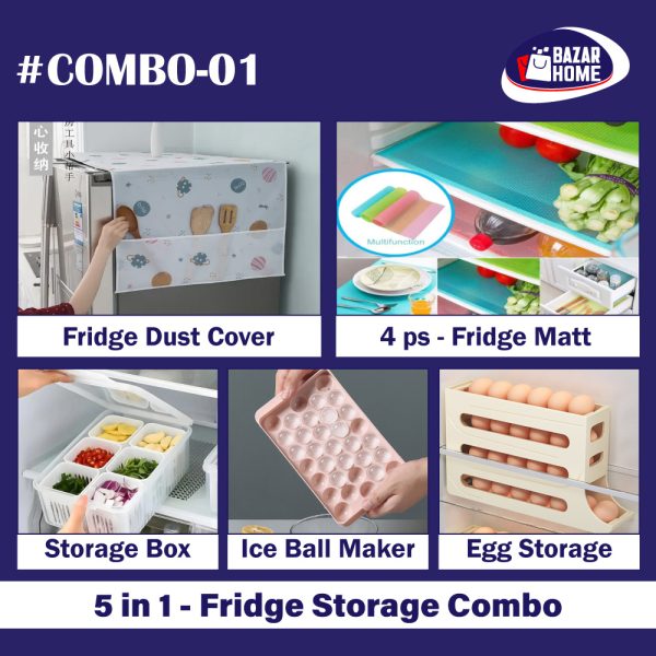 5 in 1 – Fridge Storage Combo Pack