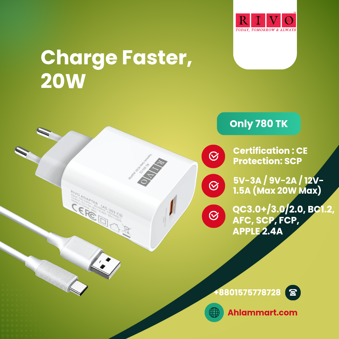 Rivo 20 Watt Charge+ Cable - Image 2