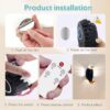 Bald Eagle Wall Light – Remote-Controlled LED Wall Lamp, Magnetic Mounted