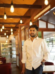 Cloud cream Premium Oxford fabric Mens Shirt