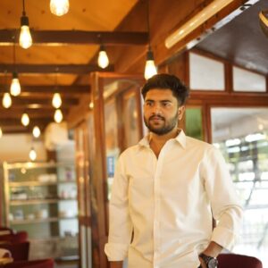 Cloud cream Premium Oxford fabric Mens Shirt