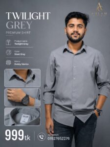 Twilight grey Dobby fabrics