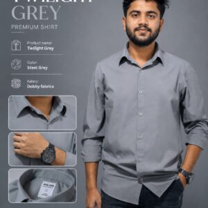 Twilight grey Dobby fabrics